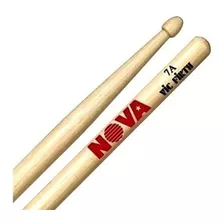 Baqueta Nova By Vic Firth 7a Ponta De Madeira - Wood Tip Usa