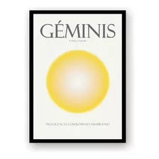 Geminis Y Su Aura Póster Imprimible Personalizado Signos