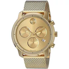 Reloj De Hombre Con Esfera De Cuarzo Suizo Movado Y Oro Plat