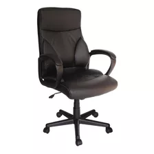 Sillon Ejecutivo Rimini -econosillas Color Negro Material Del Tapizado Piel Vegana