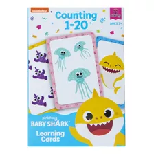 Tarjetas De Aprendizaje Baby Shark Contando 1-20