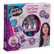 Cra-z-art Shimmer N Sparkle Glitter & Gem Lip Gloss Lockets 