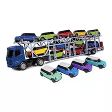 Caminhão Superfrota Transcar Cegonheira Azul - Poliplac