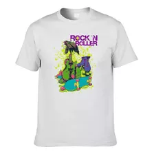 Camiseta Alternativa Rock And Roller Guitarra Skate Patins