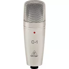 Micrófono Behringer C-1 Condensador Cardioide Color Plata