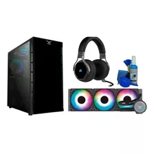 Gabinete Gamer Y Audífonos Gamer Inalámbricos Más Regalo 