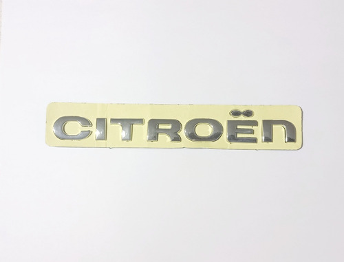 Letras Citroen Emblema Insignia Cromadas Con Autoadhesivo  Foto 3