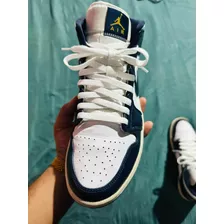 Jordan 1 Mid Gold Obsidian 6.5 Mx