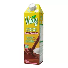Leche De Coco Bebida Vegetal 1lt Chocolate - Vilay