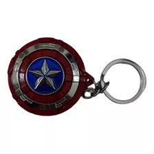 Llavero Marvel Capitán América Escudo Metal 6 Cm