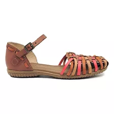 Sandalias Mujer De Cuero Guarachas Casuales Comodas Livianas