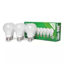 Kit 6 Lâmpadas Led Tkl 100 17w Luz Fria 6500k - Taschibra