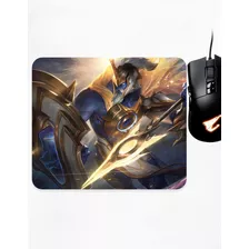 Mouse Pad Xs Pantheon Ascendido Edición Prestigiosa Lol Art