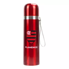 Garrafa Térmica Original Brasão Flamengo Vermelha - 500 Ml