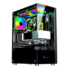 Gabinete Gamer Mid Tower Rgb Atx Em Vidro Temp. Gb1792