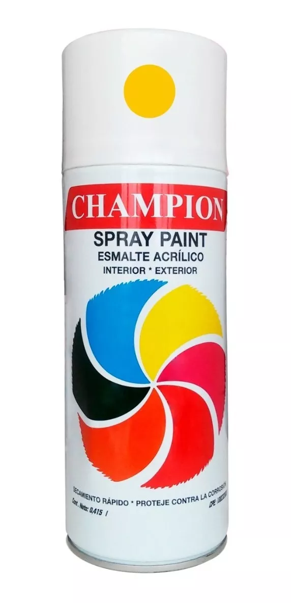 Pintura En Spray Champion Amarillo Caterpillar