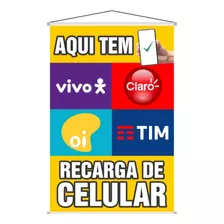 Recarga Celular Crédito Na Hora Claro Oi Tim Vivo R$20,00
