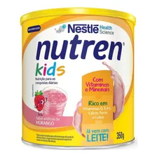 Fórmula Infantil Em Pó Nestlé Nutren Kids Morango 350g 
