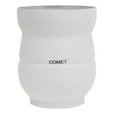 Mate De Acero Inoxidable Chico Doble Pared Comet - Ferrejido Color Blanco