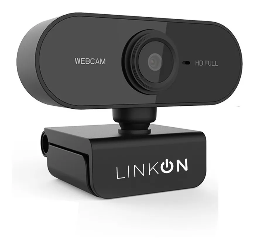Webcam Camara Web Fullhd 1080p Linkon Usb Microfono Tripode
