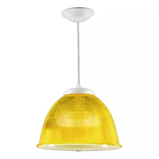 Pendente Prismático 12 Amarelo/branco Led 20w Demi