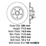 Balatas Disco  Trasera Para Volvo 760   1988