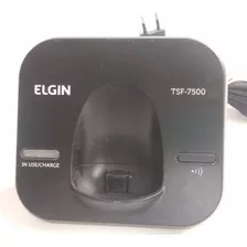 Base + Carregador Telefone Sem Fio Elgin Tsf-7500 - Preto