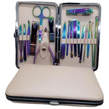 Juego De Manicura Set Profesional Kit Cortaúñas De Pedicura