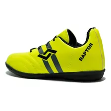 Botines Futsal Raptor Amarillo Fluor Fab913af (27-34)