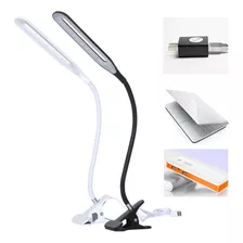 Lampara Led Usb Flexible Pinza Movil Escritorio P. De Mayo