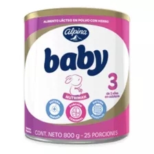 Alimento Lacteo Alpina Baby 3 Nutrimax 2 Años En Adelante