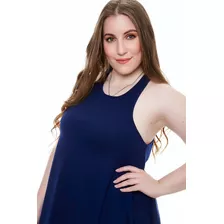 3 Musculosa Cavada Vestido Talle Grandexxl-xxxl Memoria Cero