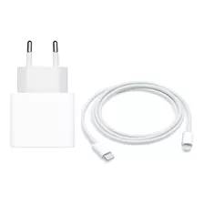 Cargador Carga Rápida 20w Apple + Cable 1m Usb-c A Lightning