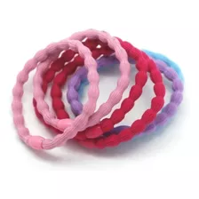 Colitas De Pelo Diseño Arrugado Grueso Colores Basicare X6 Color Surtidos