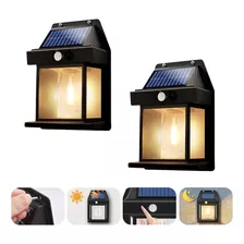 Kit 2 Refletor Residencial Automatico Solar Sensor Movimento