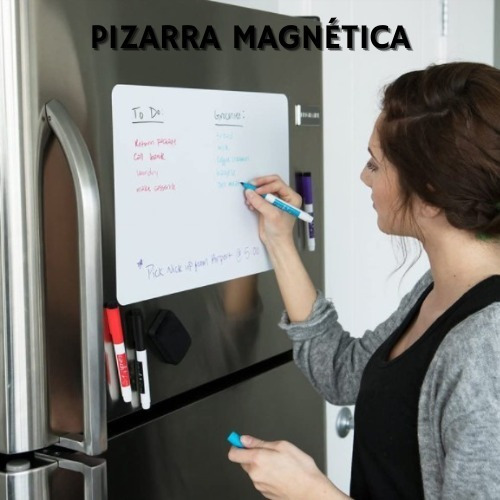 Pizarra Magnética Para Refrigerador + Accesorios