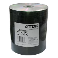 Cd-r Virgen Tdk Estampado 700mb 80min 52x Bulk X 15 Unid