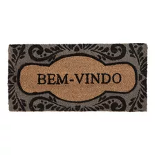 Capacho Tapete Para Porta Fibra De Coco Bem Vindo Corttex