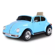 Carrito Montable Eléctrico Beetle Clásico Azul