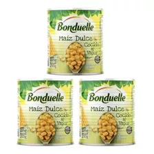 Choclo Amarillo Dulce Bonduelle 3 Latas 225 Gr. Sin Tacc