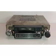 Toca Fitas Rádio Carro Antigo Tkr Cara Preta Crf-150m Japan
