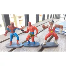 Muñecos Figuras Vintage Gulliver Hombre Araña Phantom Y Otro