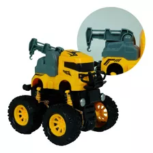 Carrinho Monster Truck Variados 4x4 Brinquedo Com Fricção Cor Guincho Amarelo