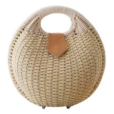 Bolsa De Mano De Paja Para Mujer, Bolsas De Playa, Vacacione