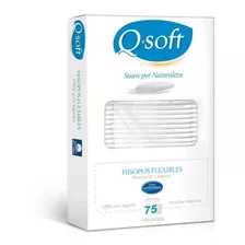 Q-soft Hisopos Estuche X 75 Unidades 