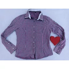 Camisa Feminina Manga Longa Xadrez Tamanho Gg - F&s