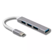 Adaptador Hub Tipo C 4 Em 1 Usb 3.0 Usb-c 5 Gbps Type C