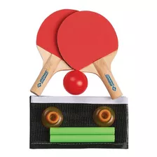 Mini Set De Ping Pong Paletas Pelota Malla