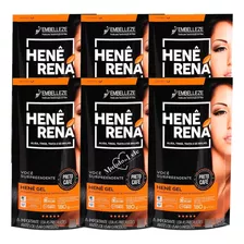 Alisante Henê Rena Preto Café Pouch Embelleze - 6 Unidades