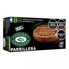 8 Hamburguesas Unión Ganadera Parrillera X 120g